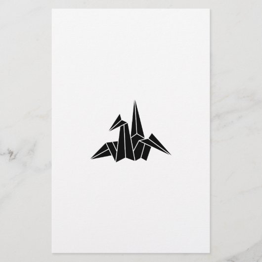 折り鶴 便箋 (正面)