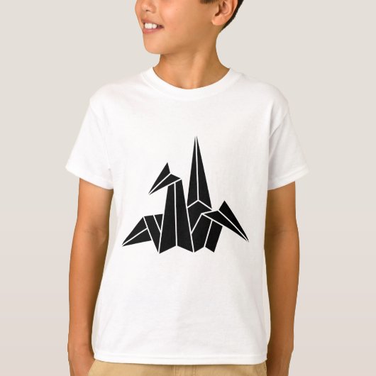 折り鶴 Tシャツ (正面)