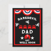 折れたおもしろい脚が良くなる カード (正面)