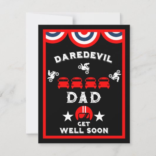 折れたおもしろい脚が良くなる カード (正面)