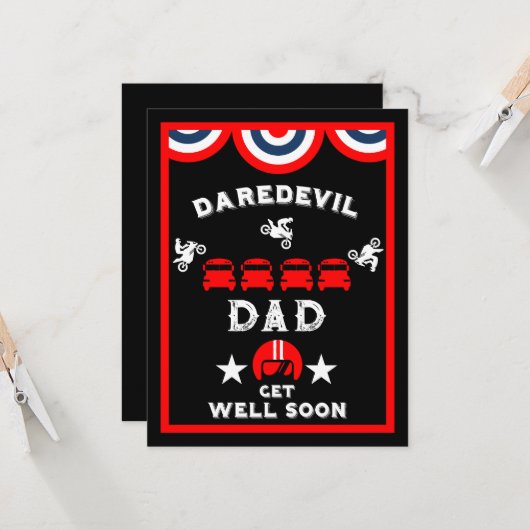 折れたおもしろい脚が良くなる カード (正面/裏面インサイチュ)