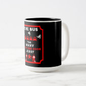 折れたおもしろい脚が良くなる ツートーンマグカップ (正面右)