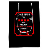 折れたおもしろい脚が良くなる ミディアムペーパーバッグ (裏面)