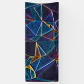 折れたバブルのバナー 横断幕 (縦)