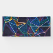 折れたバブルのバナー 横断幕 (横)