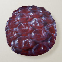 折れたバブルラップ丸枕