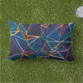 折れたバブル腰枕 アウトドアクッション (芝生)