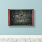 折れた木（ビッグフット） キャンバスプリント (インサイチュ (ウッドフロア))