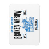 折れた矢印 マグネット (縦)