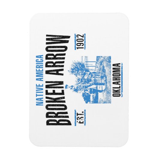 折れた矢印 マグネット (縦)