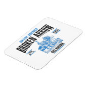 折れた矢印 マグネット (左側)