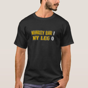 折れた脚の慰めグディーのためのサルバー Tシャツ