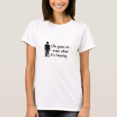 折れた脚 Tシャツ (正面)