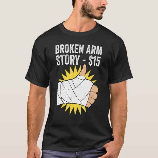 折れた腕の話 Tシャツ (正面)