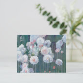 折れた花はがき ポストカード (スタンド正面)