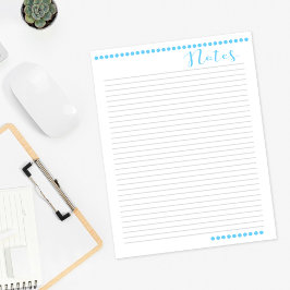 折れ線のあるノート紙 |ベビーブルー