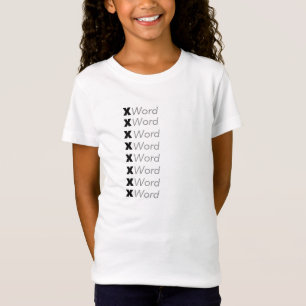 折句の一流のテンプレートは"カスタマイズそれを" Tシャツ