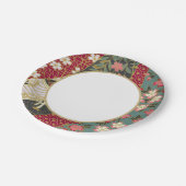 折日本のり紙の模様 ペーパープレート (アングル)