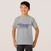折目で映画は灰色Tをからかいます Tシャツ (正面フル)