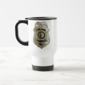 折目の警察(ホッケーのゴールキーパー) トラベルマグ (左)