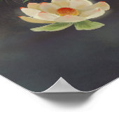 折紋付の山嵐のブーケの芸術 ポスター (角)