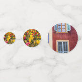 折衷傘フラワーテーブル紙吹雪 コンフェッティ (正面)