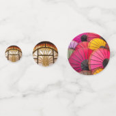 折衷傘フラワーテーブル紙吹雪 コンフェッティ (裏面)