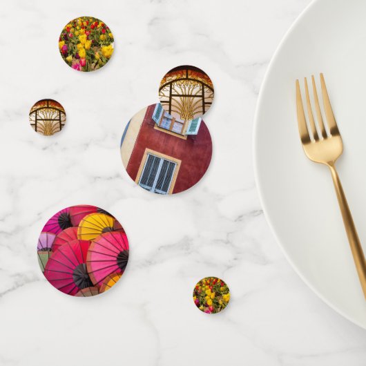 折衷傘フラワーテーブル紙吹雪 コンフェッティ (グループ)