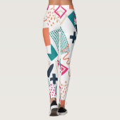 折衷性膜幾何学芸術 レギンス (裏面)