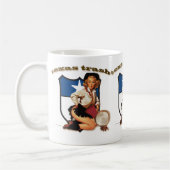 折衷的なテキサス州: テキサス州の屑! コーヒーマグカップ (左)