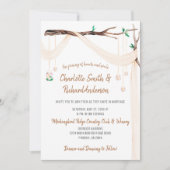 折衷的なドレープ、メイスン・ジャー・ライ結婚ト、アーチウェイ 招待状 (正面)