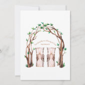 折衷的なドレープ、メイスン・ジャー・ライ結婚ト、アーチウェイ 招待状 (裏面)