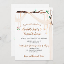 折衷的なドレープ、メイスン・ジャー・ライ結婚ト、アーチウェイ 招待状