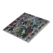 折衷的なヴィンテージのステンドグラス タイル (側面)