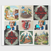 折衷的な包装紙集 ラッピングペーパー (フラット)