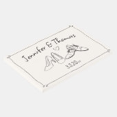 折衷的な手予測できな引き靴ドードル結婚ズ ゲストブック (コーナー)