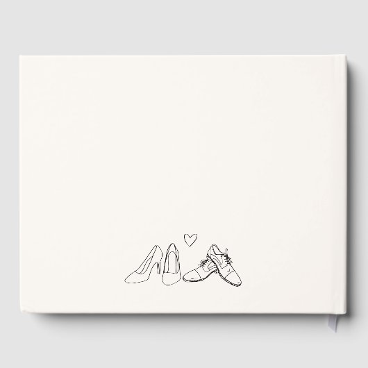 折衷的な手予測できな引き靴ドードル結婚ズ ゲストブック (裏面)