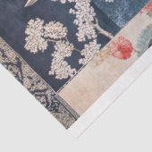 折衷的な東洋のパッチワークのパターン背景 薄葉紙 (詳細)