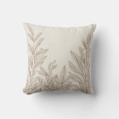 折衷的な自然テラコッタワイルドフラワーボホ素朴ー クッション (正面)