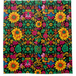 折衷的な過負荷シャワーカーテン – マクシマリスト シャワーカーテン