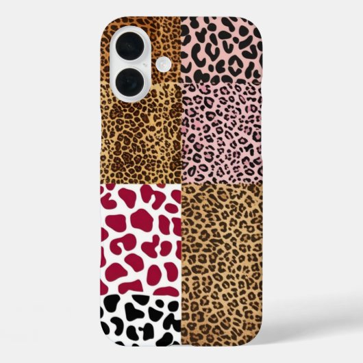 折衷的アニマルプリントの電話カバー – スタイリッシュ Case-Mate iPhoneケース (裏面)