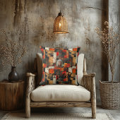 折衷的カスタムなの写真枕と茶色のパターン クッション