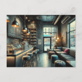 折衷的カフェインレインシアトル ポストカード (正面)