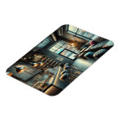 折衷的カフェインレインシアトル マグネット (左側)