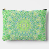 折衷的カラフルグルーヴィヒッパイボホマンダファンキーラ アクセサリーポーチ (正面)