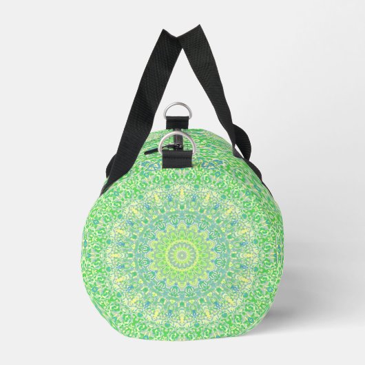 折衷的カラフルグルーヴィヒッパイボホマンダファンキーラ ダッフルバッグ (左)