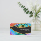 折衷的グリッター名刺 名刺 (スタンド正面)