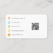 折衷的グリッター名刺 名刺 (裏面)