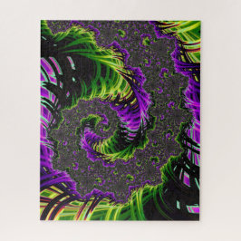 折衷的サイケデリックらせんフラクタル抽象芸術アート ジグソーパズル