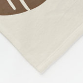 折衷的ナチュラルテラコッタボ素朴ホ フリースブランケット (角)